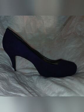 Madden Girl Deep Purple Suede Pointed Heel Pump